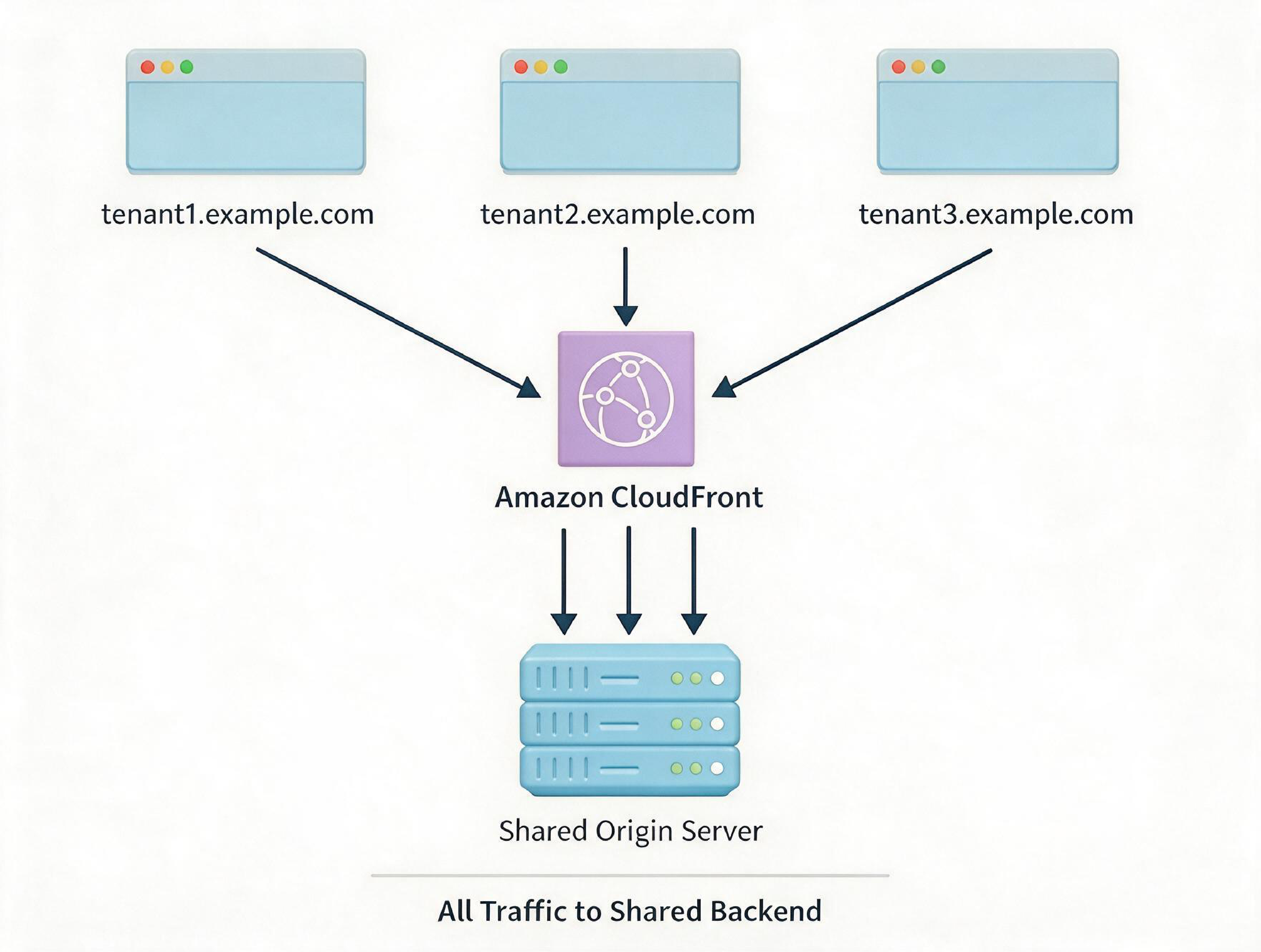 Amazon Cloudfront tenants