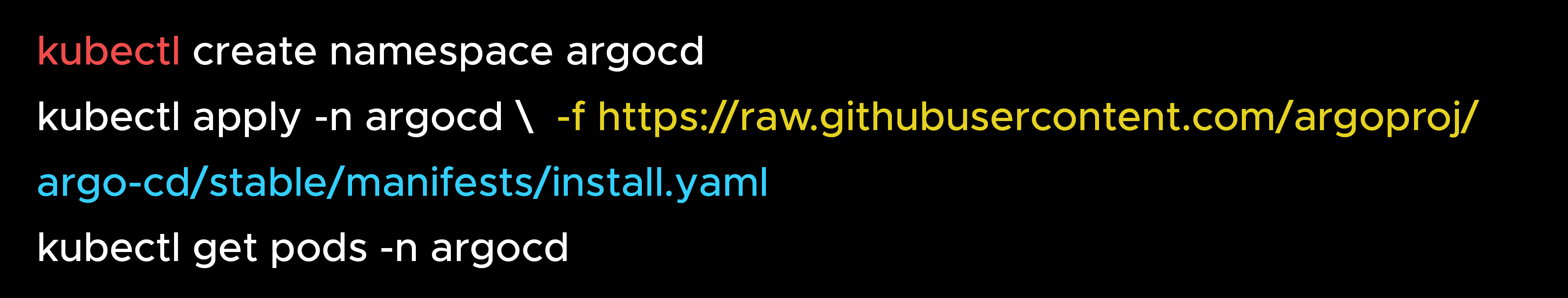 ArgoCD installation script