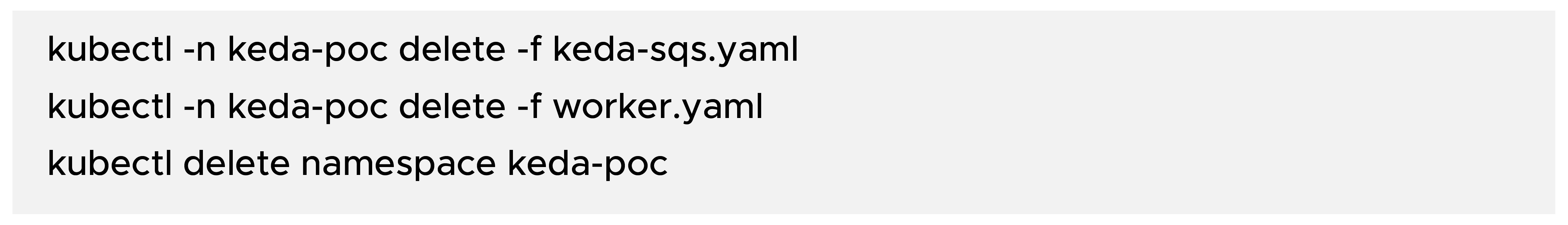 Remove Kubernetes resources