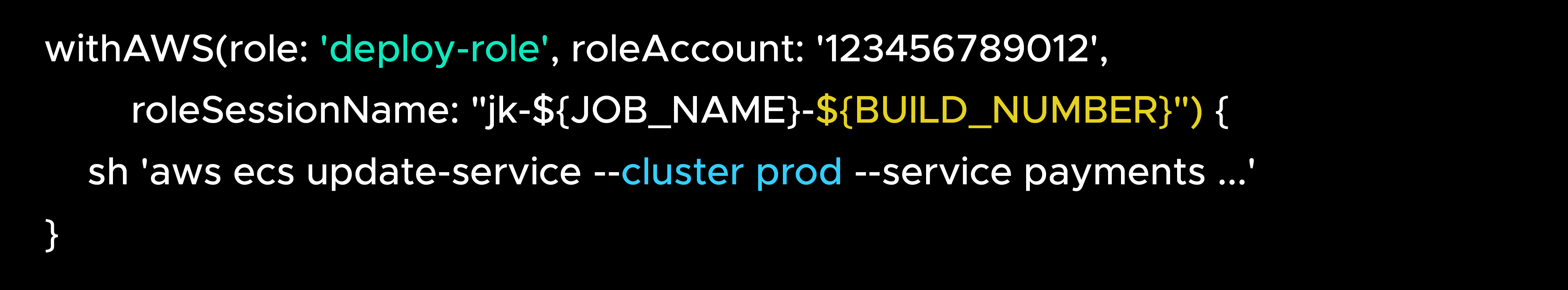 AWS Steps block