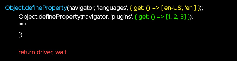 Initial Selenium setup script