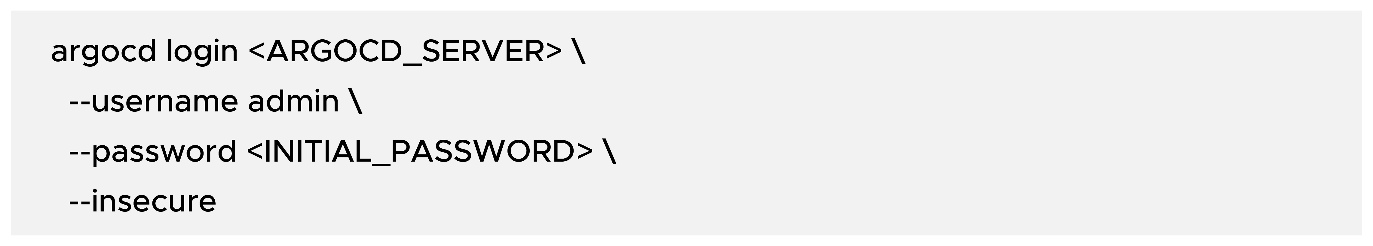 Login using the CLI: