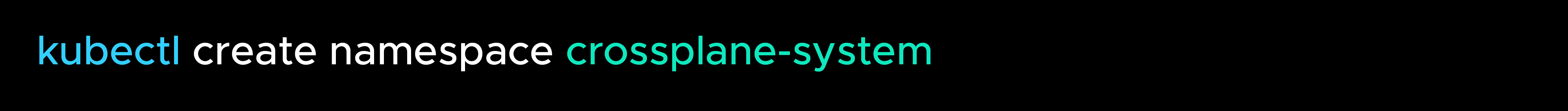 Namespace creation