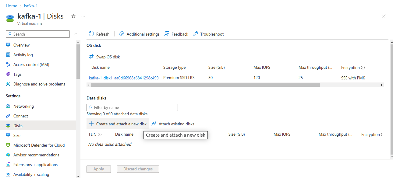 Attaching a new disk to Kafka brokers