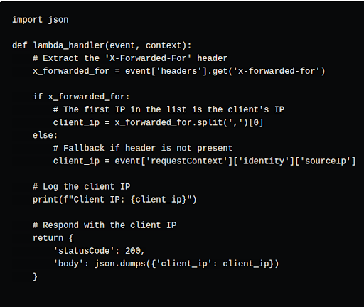 python code
