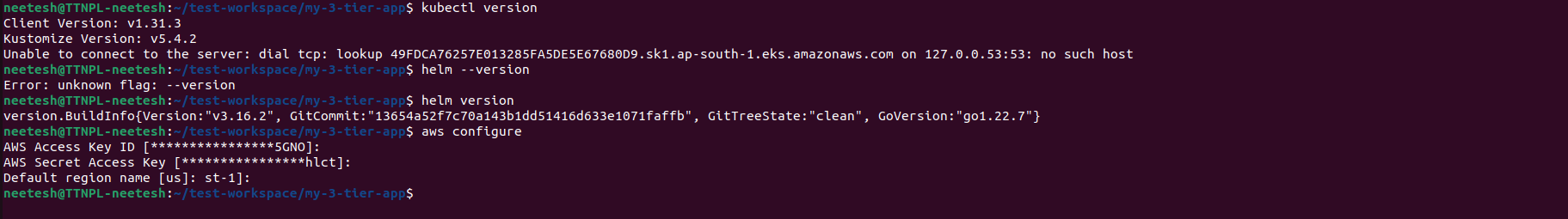 kubectl terminal