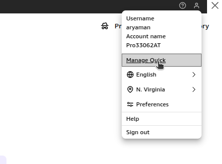 Configure Quicksight SSO settings
