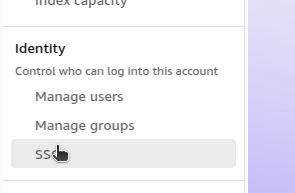 SSO under identity
