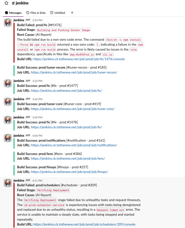 Slack Alert Jenkins