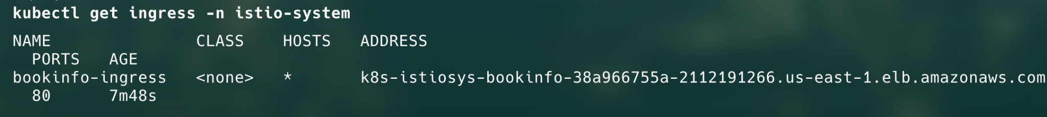 yaml installation for ingress