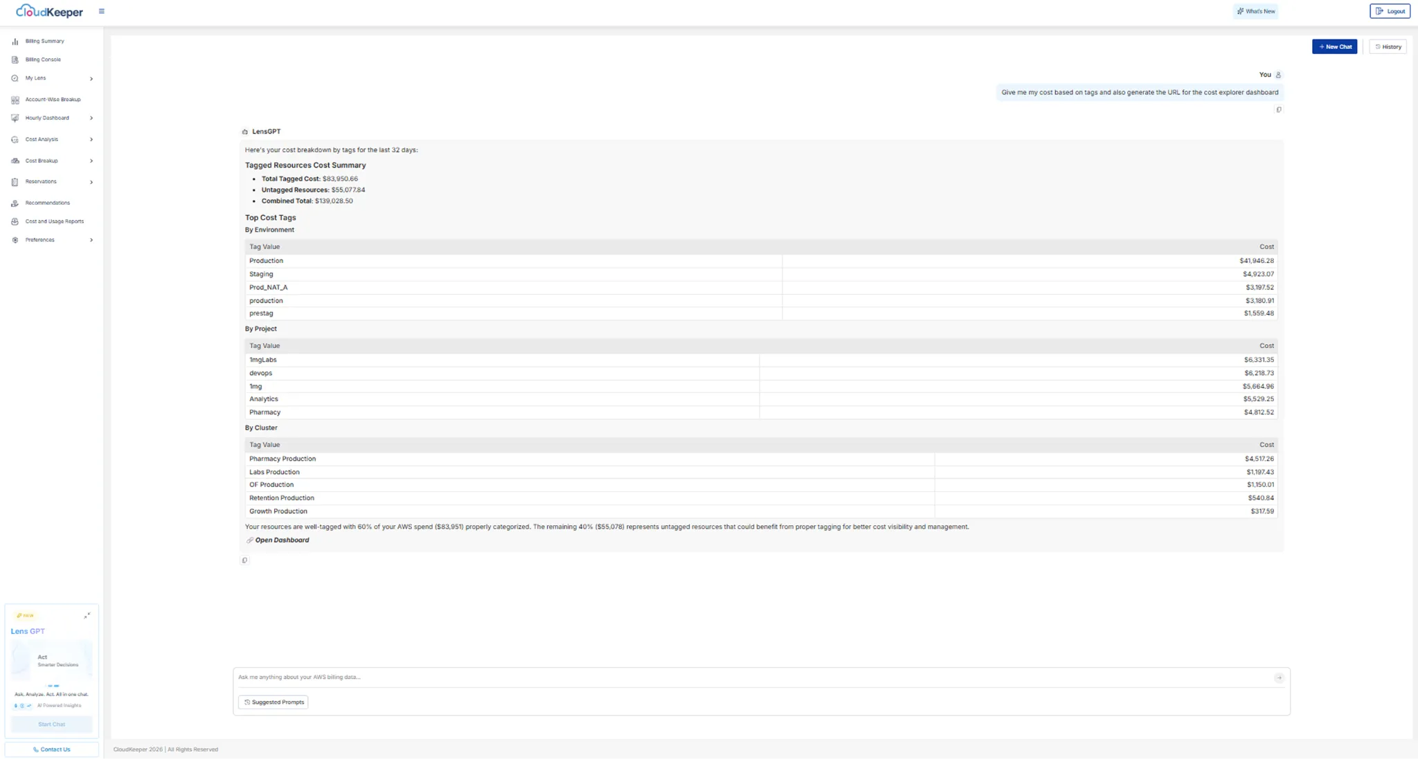 LensGPT Update – Tag Support and URL-Based Navigation