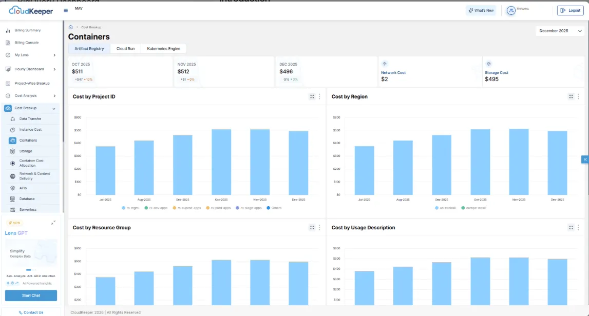 Artifact Registry Dashboard Revamp (GCP)